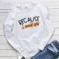 Letter printed long sleeved hoodie