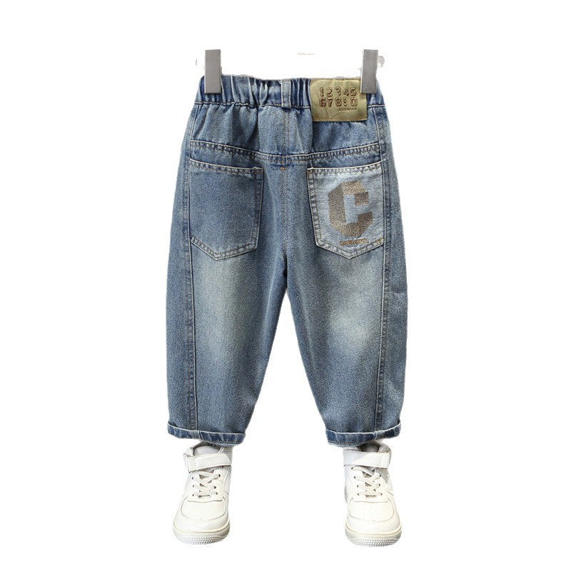 Boys' Casual Denim Long Pants